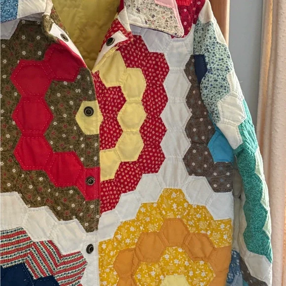 Kitty Badhands Quilt Coat! Soo adorable and eye catching coat! One of a kind! - Picture 4 of 8